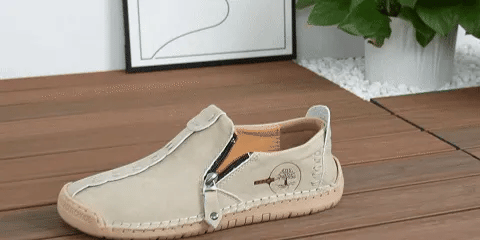🐂 Pánské boty z telecí kůže, vyrobené v Austrálii 👞 Ručně šité, snadno se nazouvají a vyzouvají ✅ Podpora klenby, zmírnění bolesti – pohodlná chůze