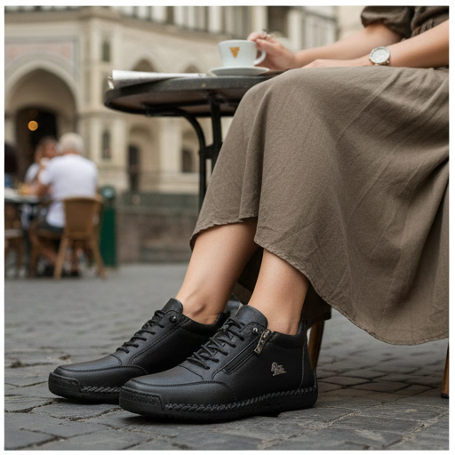 🔥 50% sleva – Nenechte si ji ujít| Vybraná obuv z telecí kůže – ortopedické boty – 👞 – odolné, protiskluzové a nepromokavé |podpora klenby, úleva od bolesti, unisex