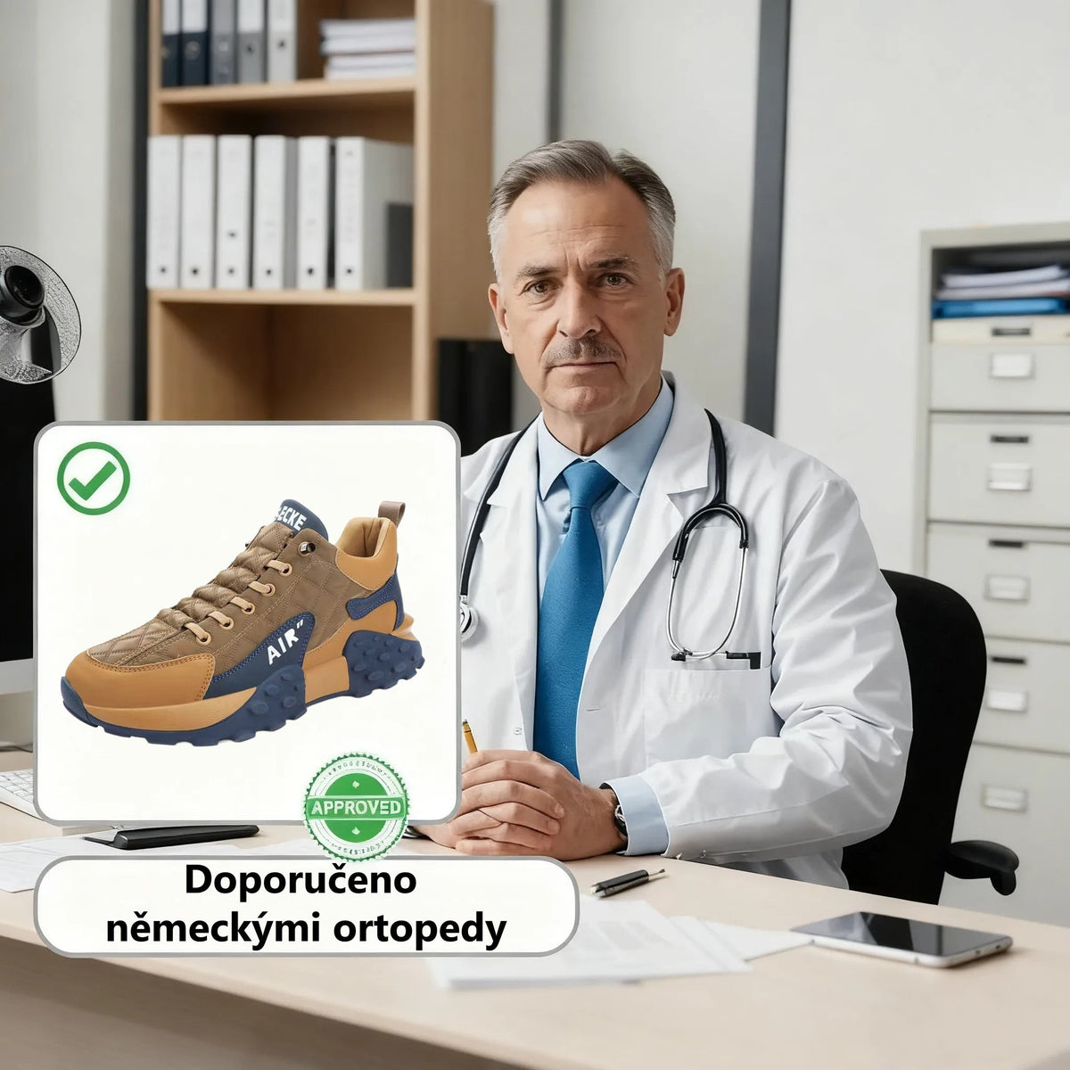 🔥 50% sleva | ortopedická obuv Wrapmio® | Poskytuje oporu klenby, zmírňuje bolest a usnadňuje chůzi | Vhodná pro muže i ženy.