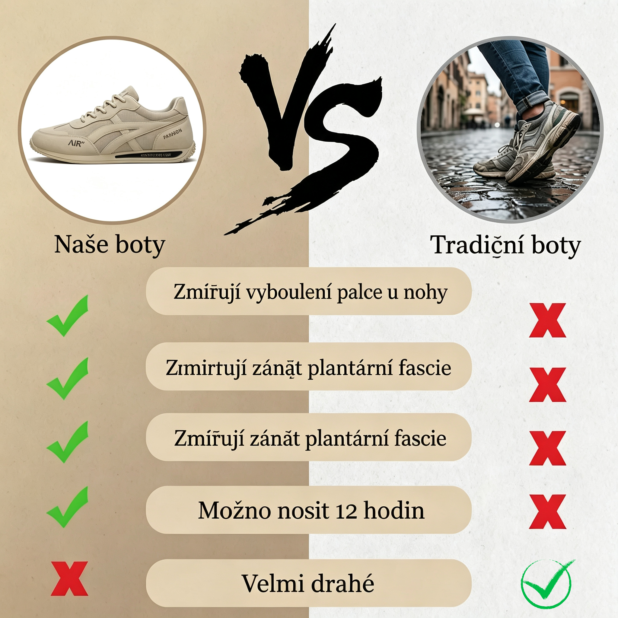 🔥 Dnešní speciální nabídka s 50% slevou🎁Pánské ortopedické vycházkové boty ✅ Prodyšné a protiskluzové - Rozlučte se s bolestí nohou a užívejte si celodenní pohodlí!
