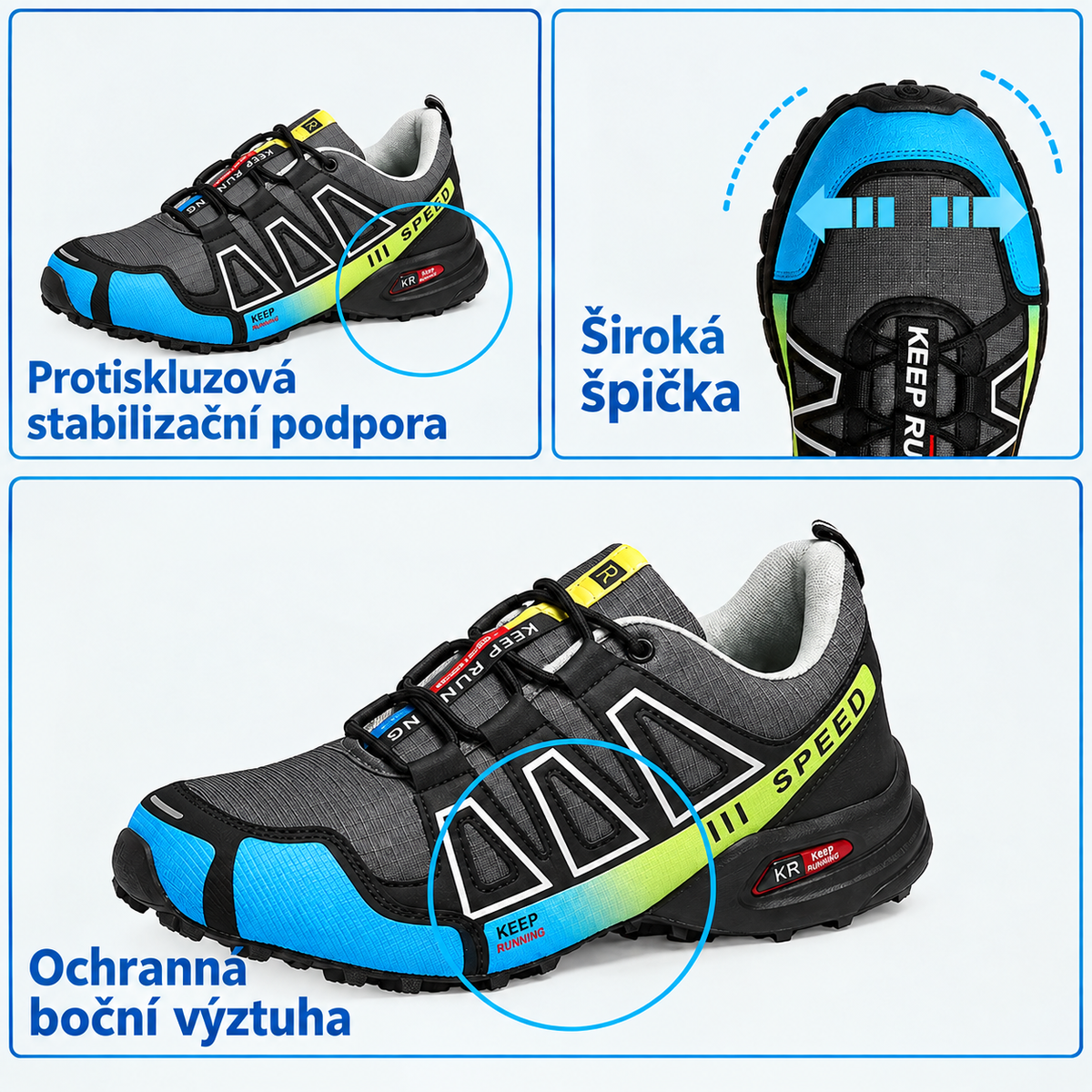🔥 Poslední den! Sleva 50 % 🎁 Pohodlná turistická obuv: Ortopedická obuv určená pro osoby s potížemi nohou ✅ Poskytuje oporu klenby a ulevuje od bolesti nohou.