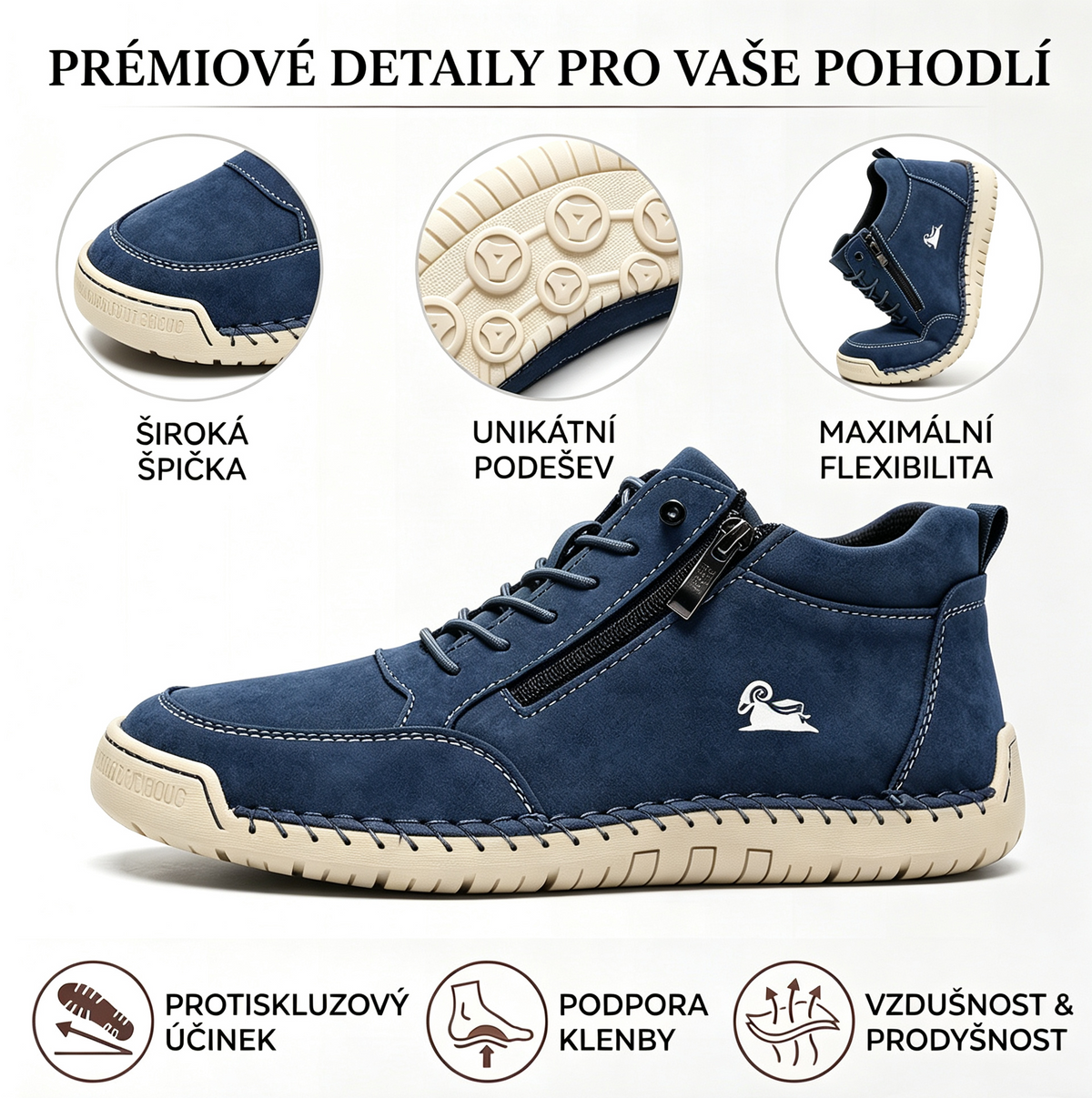 🔥 50% sleva – Nenechte si ji ujít| Vybraná obuv z telecí kůže – ortopedické boty – 👞 – odolné, protiskluzové a nepromokavé |podpora klenby, úleva od bolesti, unisex