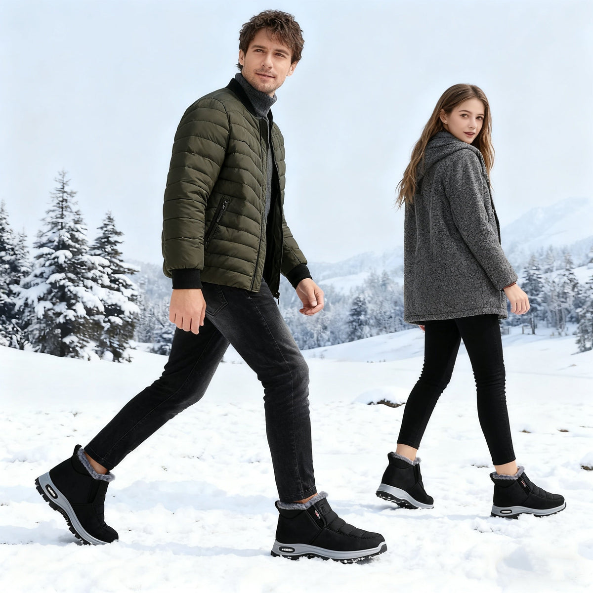 🎉 Dnešní speciální nabídka: sleva 50 % – nenechte si ji ujít! ⏰ Ergonomická ortopedická zimní obuv, která účinně ulevuje od bolesti nohou, kolen a zad ✅ vhodná pro muže i ženy.
