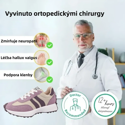 (🔥Časově omezená nabídka: dnes sleva 50 %) Klasická dámská ortopedická obuv, která kombinuje oporu a prodyšnost✅ Pohodlné nošení ~ usnadňuje a zpříjemňuje chůzi.