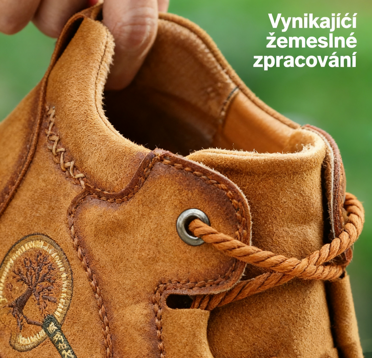 Wrapmio® | Vyrobeno z prvotřídní telecí kůže | Podložka pro podporu klenby | Uvolňuje tlak na chodidla během dlouhých procházek!