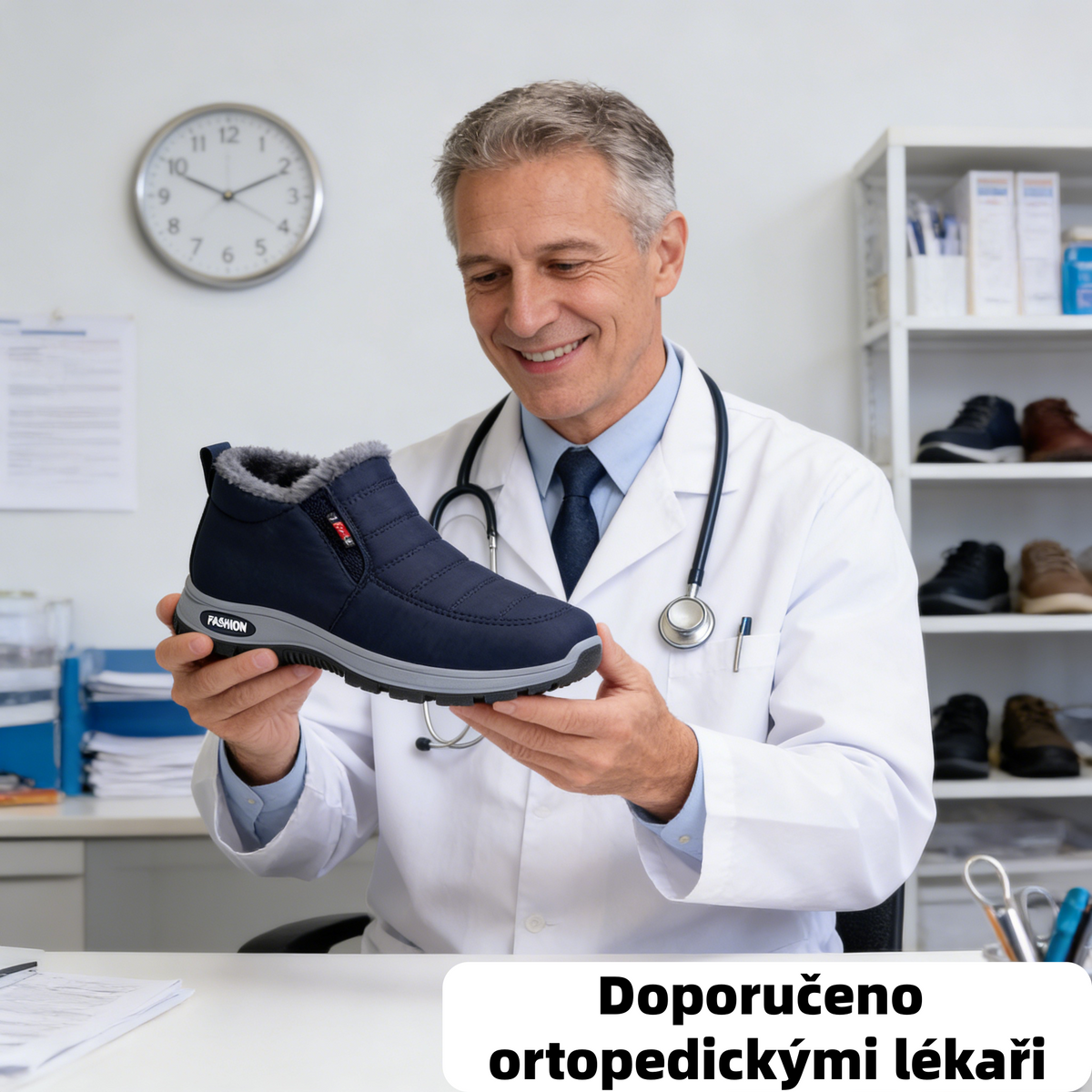 🎉 Dnešní speciální nabídka: sleva 50 % – nenechte si ji ujít! ⏰ Ergonomická ortopedická zimní obuv, která účinně ulevuje od bolesti nohou, kolen a zad ✅ vhodná pro muže i ženy.