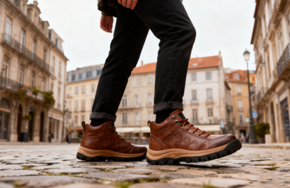 🎉Poslední den! Sleva 50 %! ✅ Boty z pravé hovězí kůže s vyšším lícem ✅ Odolné a voděodolné ✅ Poskytují oporu klenby pro úlevu od bolesti zad, kloubů a nohou.