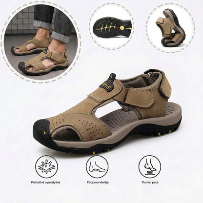 🎁Dnes za poloviční cenu - nenechte si to ujít|Ergonomicky tvarované ortopedické sandály - bezbolestná chůze👞usnadňují chůzi