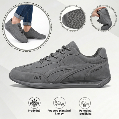 🔥 Dnešní speciální nabídka s 50% slevou🎁Pánské ortopedické vycházkové boty ✅ Prodyšné a protiskluzové - Rozlučte se s bolestí nohou a užívejte si celodenní pohodlí!