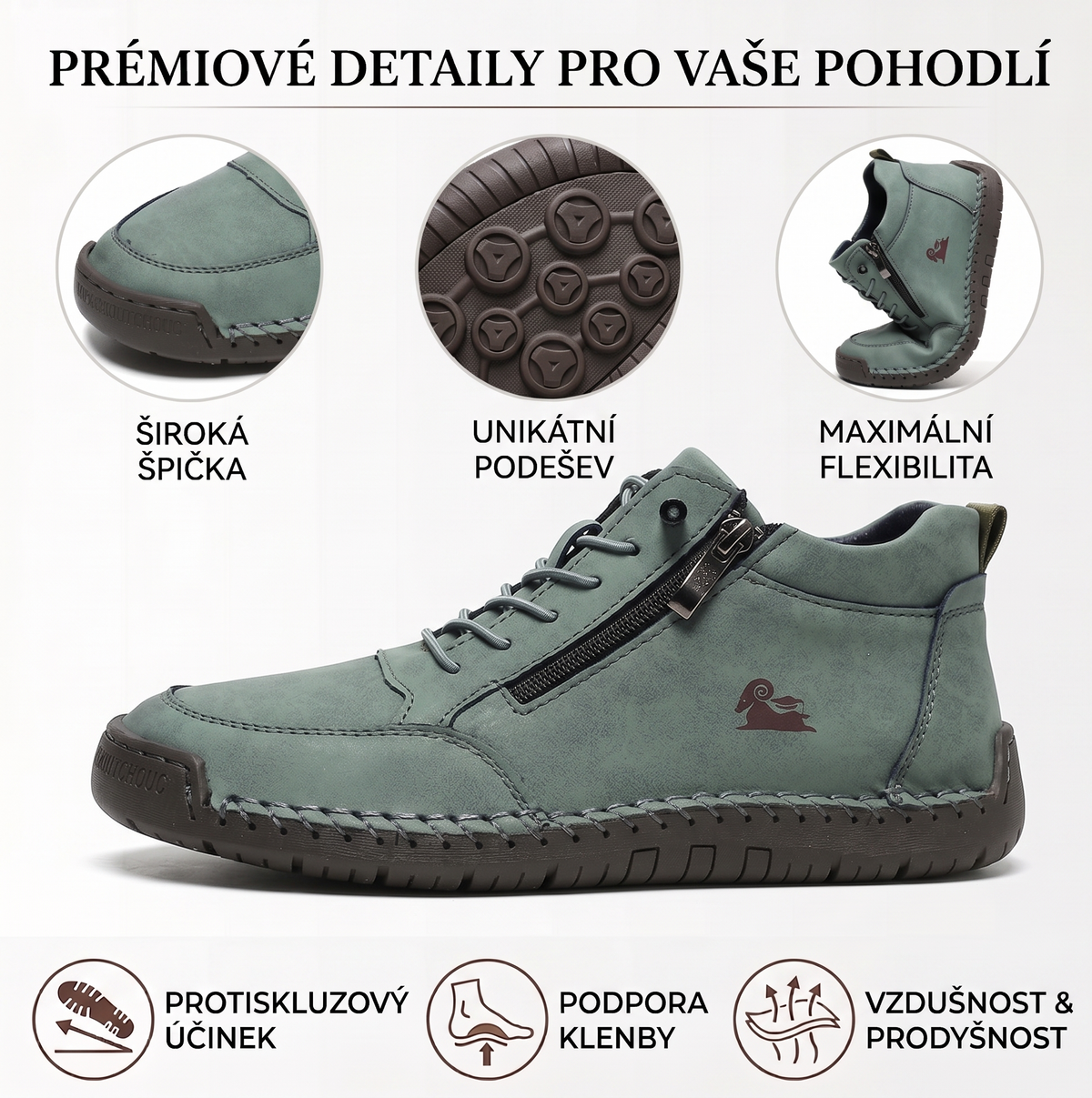 🔥 50% sleva – Nenechte si ji ujít| Vybraná obuv z telecí kůže – ortopedické boty – 👞 – odolné, protiskluzové a nepromokavé |podpora klenby, úleva od bolesti, unisex