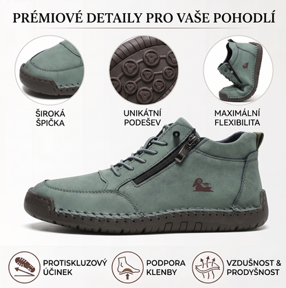 🔥 50% sleva – Nenechte si ji ujít| Vybraná obuv z telecí kůže – ortopedické boty – 👞 – odolné, protiskluzové a nepromokavé |podpora klenby, úleva od bolesti, unisex