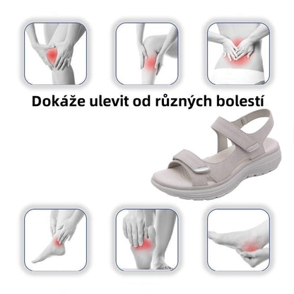 [🎁Dnes za poloviční cenu - nenechte si to ujít] Ergonomicky tvarované ortopedické sandály - bezbolestná chůze👞Zajišťují pohodlnější chůzi
