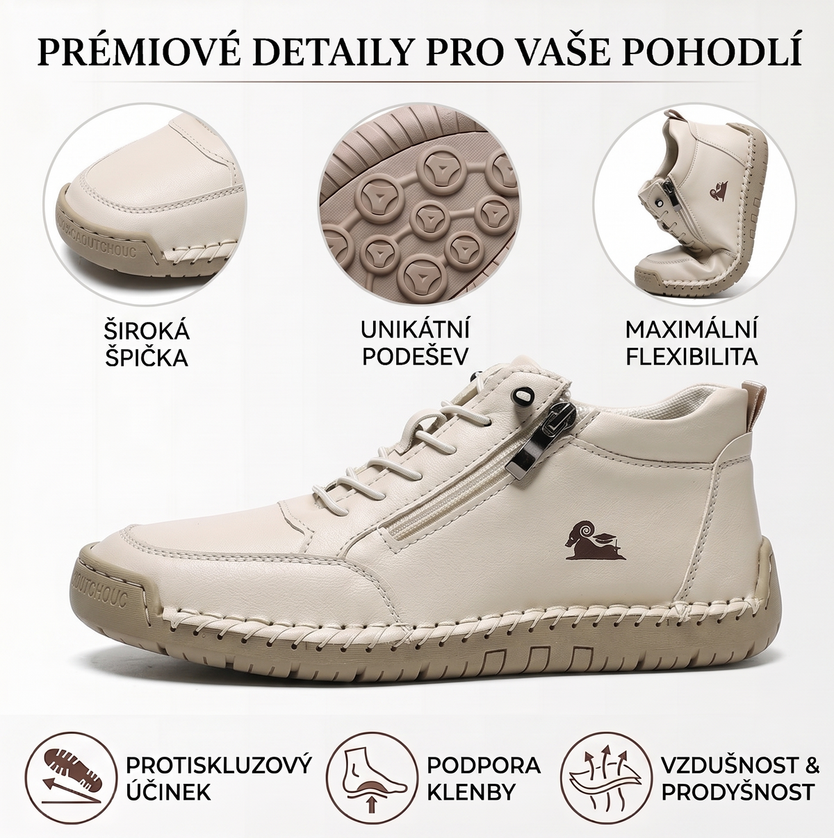 🔥 50% sleva – Nenechte si ji ujít| Vybraná obuv z telecí kůže – ortopedické boty – 👞 – odolné, protiskluzové a nepromokavé |podpora klenby, úleva od bolesti, unisex