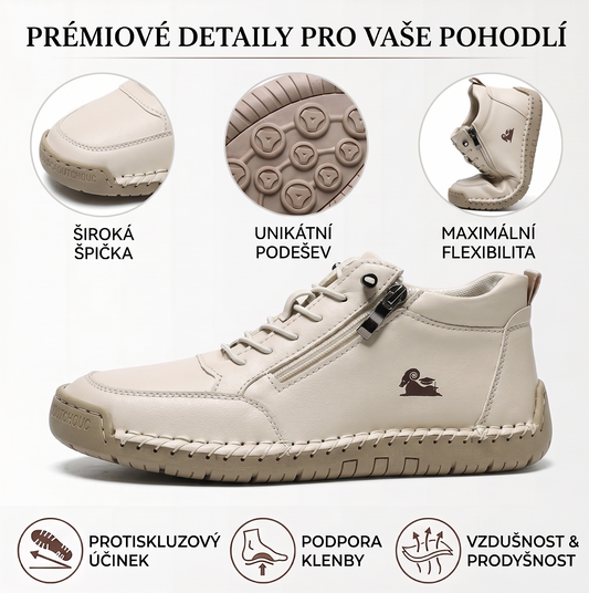 🔥 50% sleva – Nenechte si ji ujít| Vybraná obuv z telecí kůže – ortopedické boty – 👞 – odolné, protiskluzové a nepromokavé |podpora klenby, úleva od bolesti, unisex