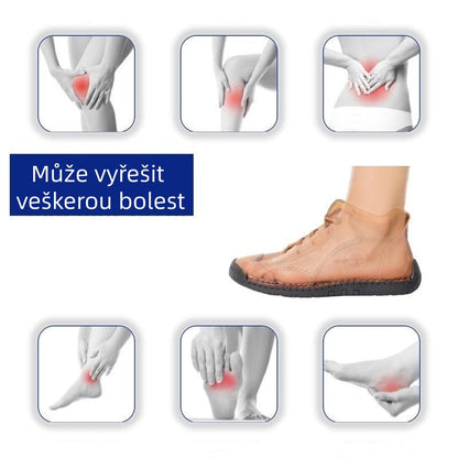 【⏰Dnes sleva 70 % - Končí brzy🔥】Protiskluzové a nepromokavé turistické boty Wrapmio® - Vyrobené z italské hovězí kůže, s konstrukcí pro podporu klenby, pohodlné a odolné, zmírňují nepohodlí nohou!