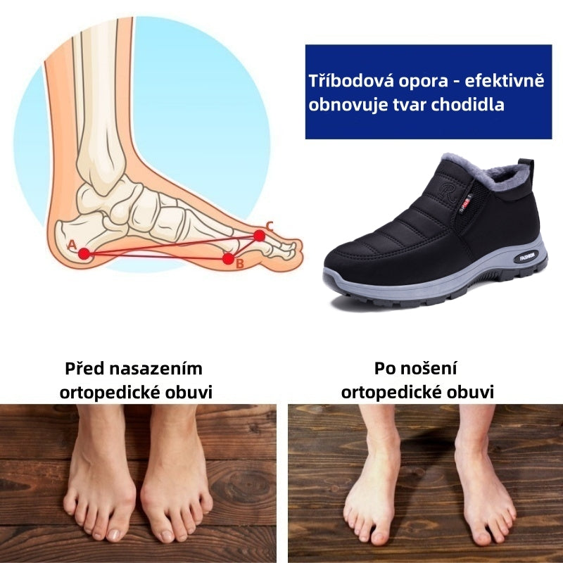 🎉 Dnešní speciální nabídka: sleva 50 % – nenechte si ji ujít! ⏰ Ergonomická ortopedická zimní obuv, která účinně ulevuje od bolesti nohou, kolen a zad ✅ vhodná pro muže i ženy.