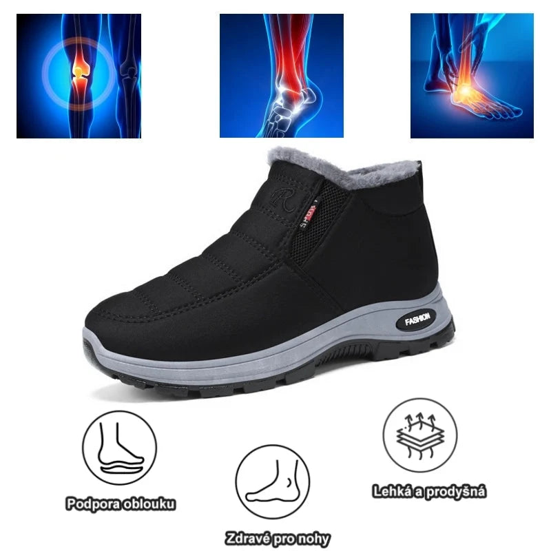 🎉 Dnešní speciální nabídka: sleva 50 % – nenechte si ji ujít! ⏰ Ergonomická ortopedická zimní obuv, která účinně ulevuje od bolesti nohou, kolen a zad ✅ vhodná pro muže i ženy.