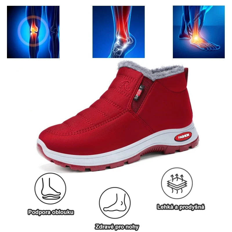 🎉 Dnešní speciální nabídka: sleva 50 % – nenechte si ji ujít! ⏰ Ergonomická ortopedická zimní obuv, která účinně ulevuje od bolesti nohou, kolen a zad ✅ vhodná pro muže i ženy.