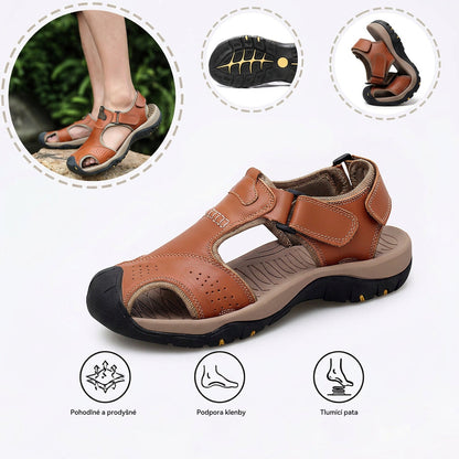 🎁Dnes za poloviční cenu - nenechte si to ujít|Ergonomicky tvarované ortopedické sandály - bezbolestná chůze👞usnadňují chůzi