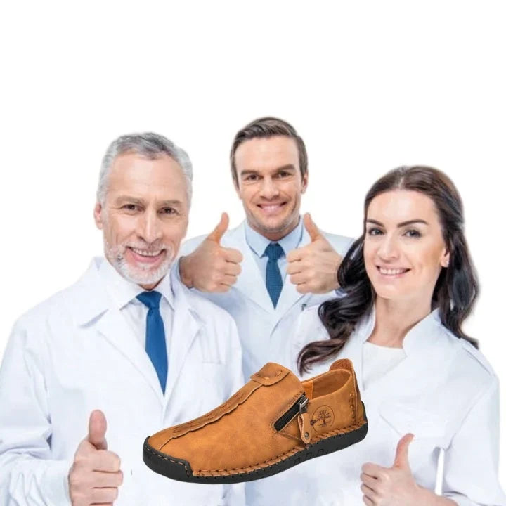 🐂 Pánské boty z telecí kůže, vyrobené v Austrálii 👞 Ručně šité, snadno se nazouvají a vyzouvají ✅ Podpora klenby, zmírnění bolesti – pohodlná chůze