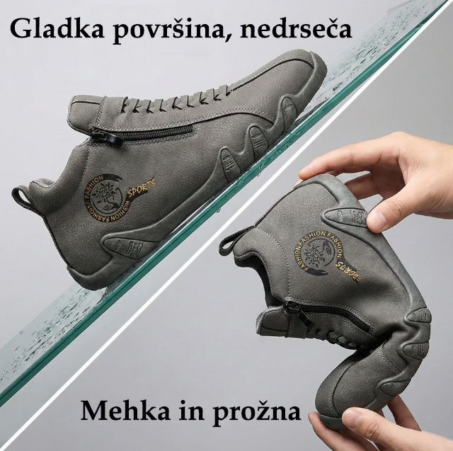 (🔥 Poslední den – speciální sleva 50 %!) Ortopedická obuv Wrapmio® — 👞 Ručně zpracovaný svršek z hovězí kůže; voděodolná a protiskluzová; poskytuje oporu klenbě a účinně ulevuje od bolesti.