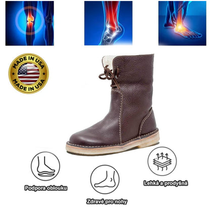 Ortopedická obuv Wrapmio® | Ergonomicky tvarované boty, které jsou pohodlné, stylové a zmírňují nepohodlí nohou.